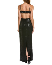 Michael Kors Crepe Cut Out Gown