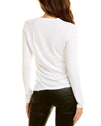 James Perse Jersey Henley Top