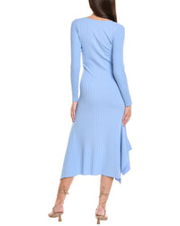 St. John Rib Knit Sweaterdress