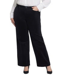 Nydj Teresa Black Wide Leg Jean Black