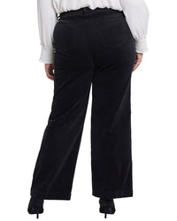 Nydj Teresa Black Wide Leg Jean