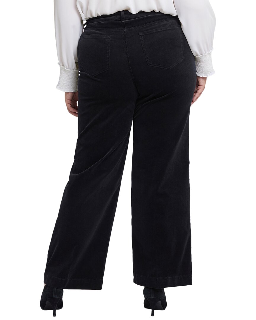 Nydj Teresa Black Wide Leg Jean