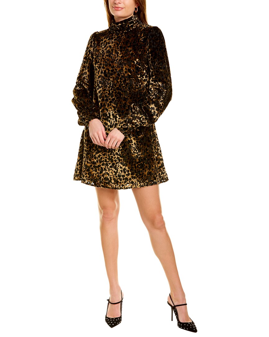 Olivia Rubin Melissa Mini Dress Brown Multi