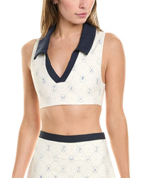 Weworewhat Polo Bra White Regular 8 (M)
