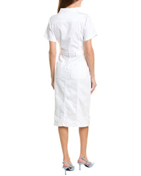 7 For All Mankind Patch Pocket Midi Dress