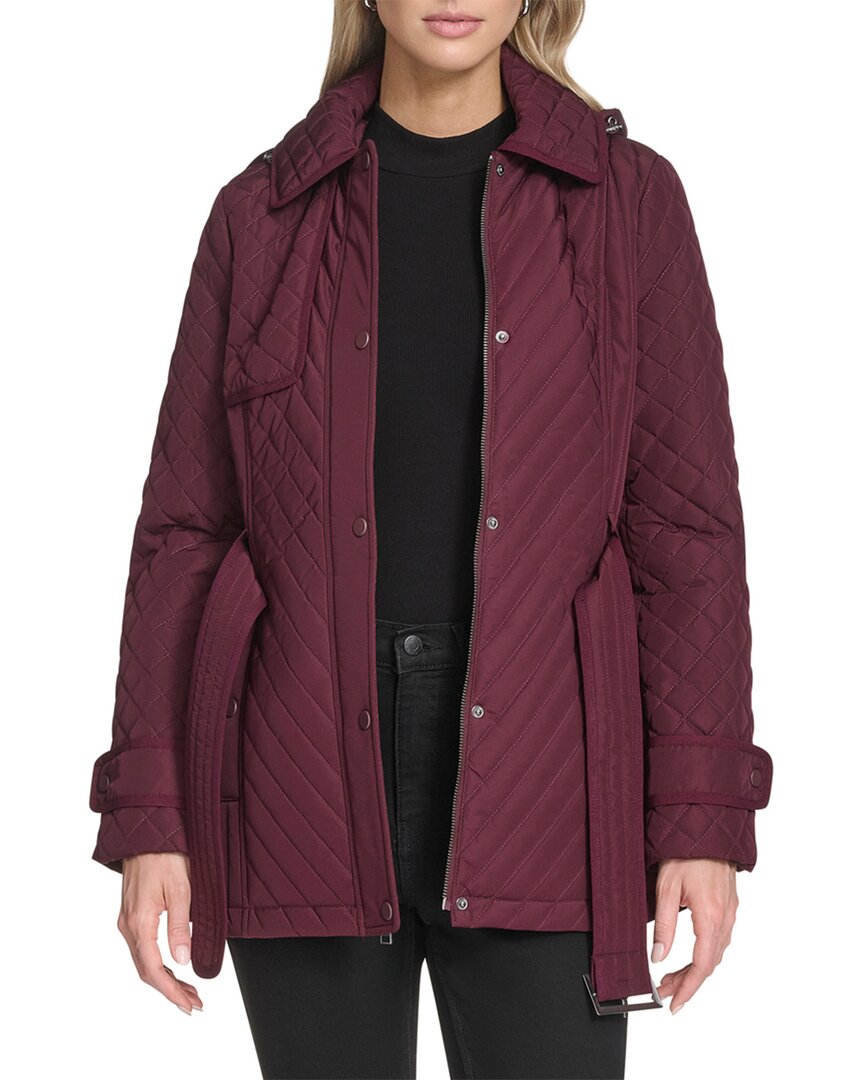 Andrew Marc Brinklee Belted Trench Coat