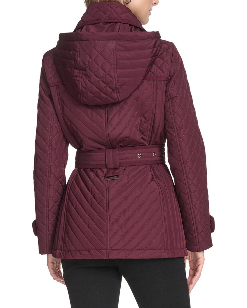 Andrew Marc Brinklee Belted Trench Coat