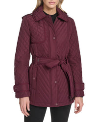 Andrew Marc Brinklee Belted Trench Coat