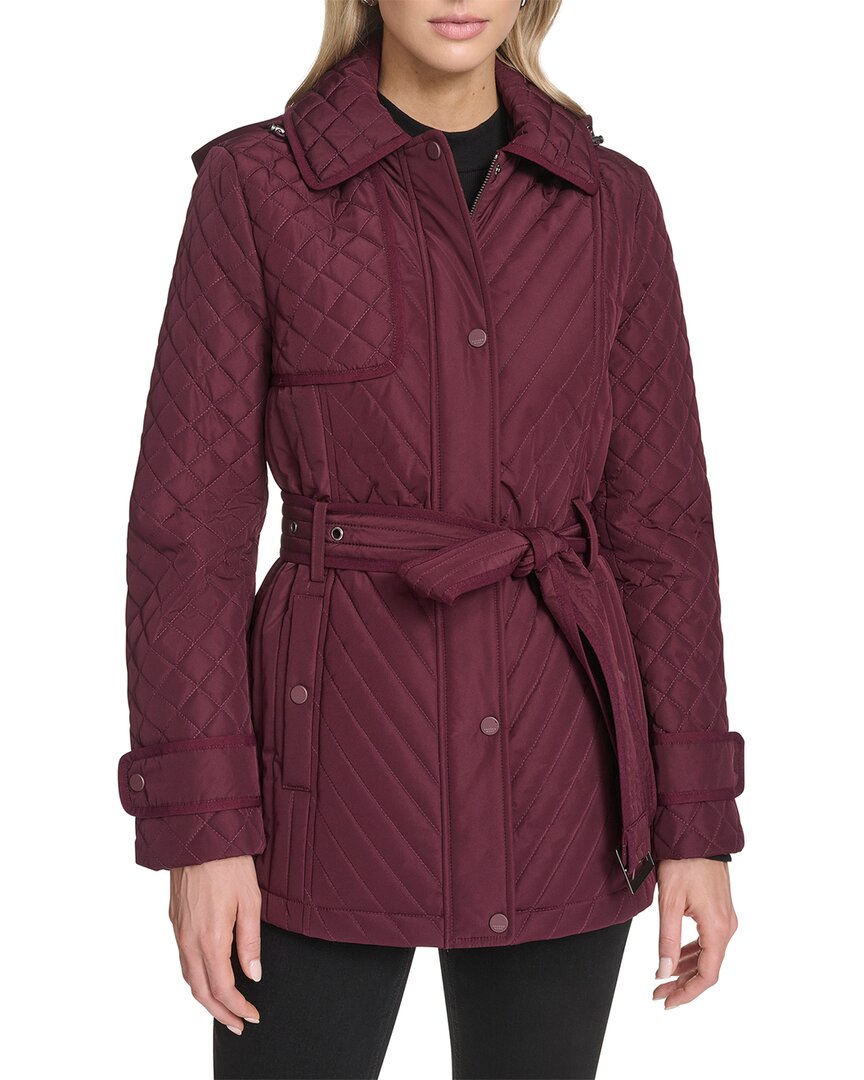Andrew Marc Brinklee Belted Trench Coat