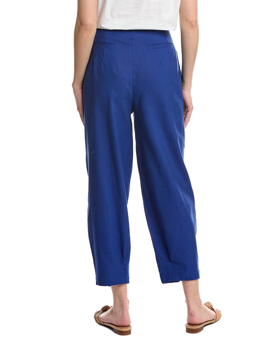 【HI FI FNK】Rio Linen Trousers Wide Leg Baggy Linen Pants With High Waist And Front Tie In
