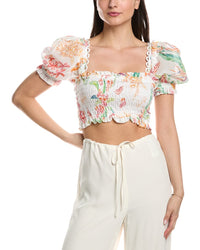 Charo Ruiz Ibiza Lirio Top White