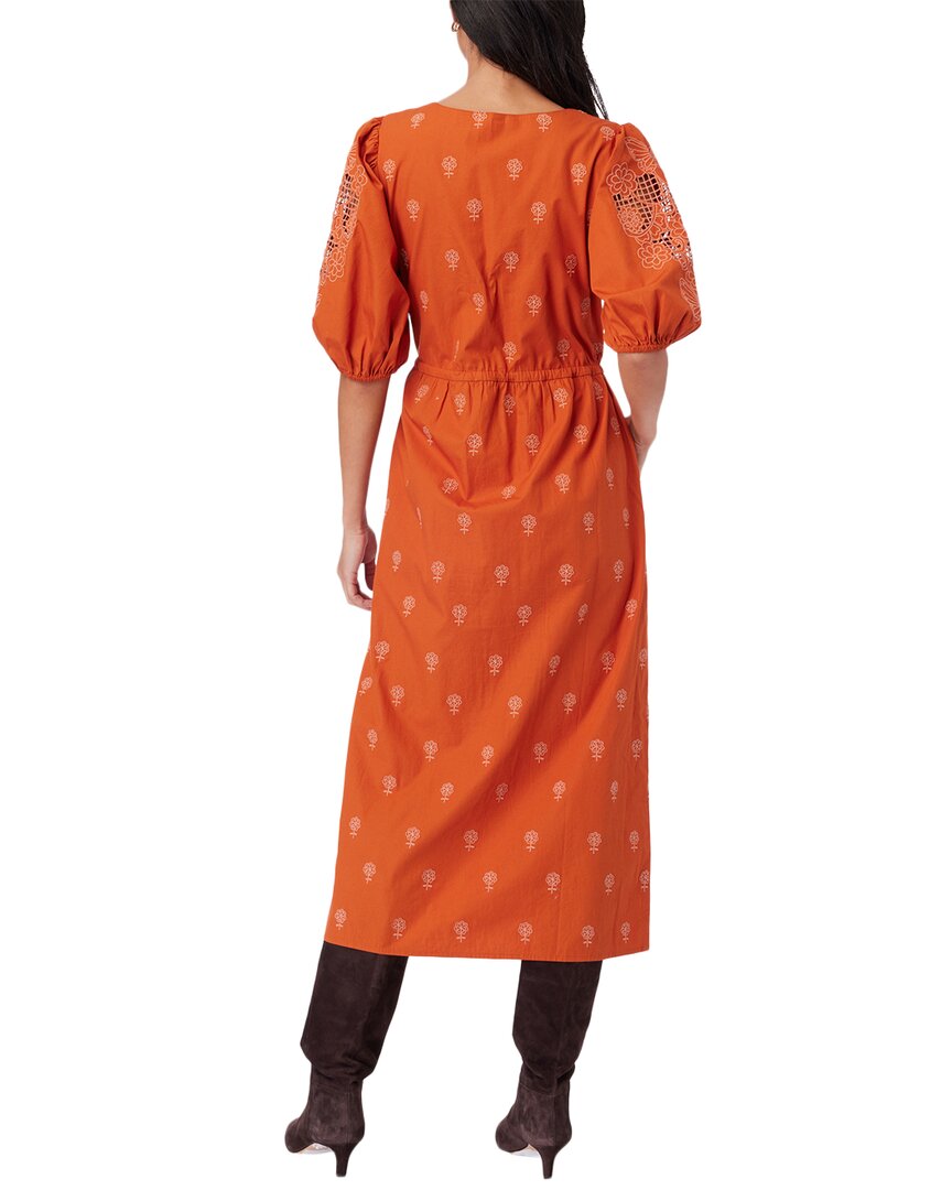 Roller Rabbit Cressida Embroidery Valla Midi Dress