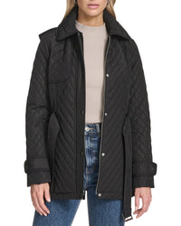 Andrew Marc Brinklee Belted Trench Coat