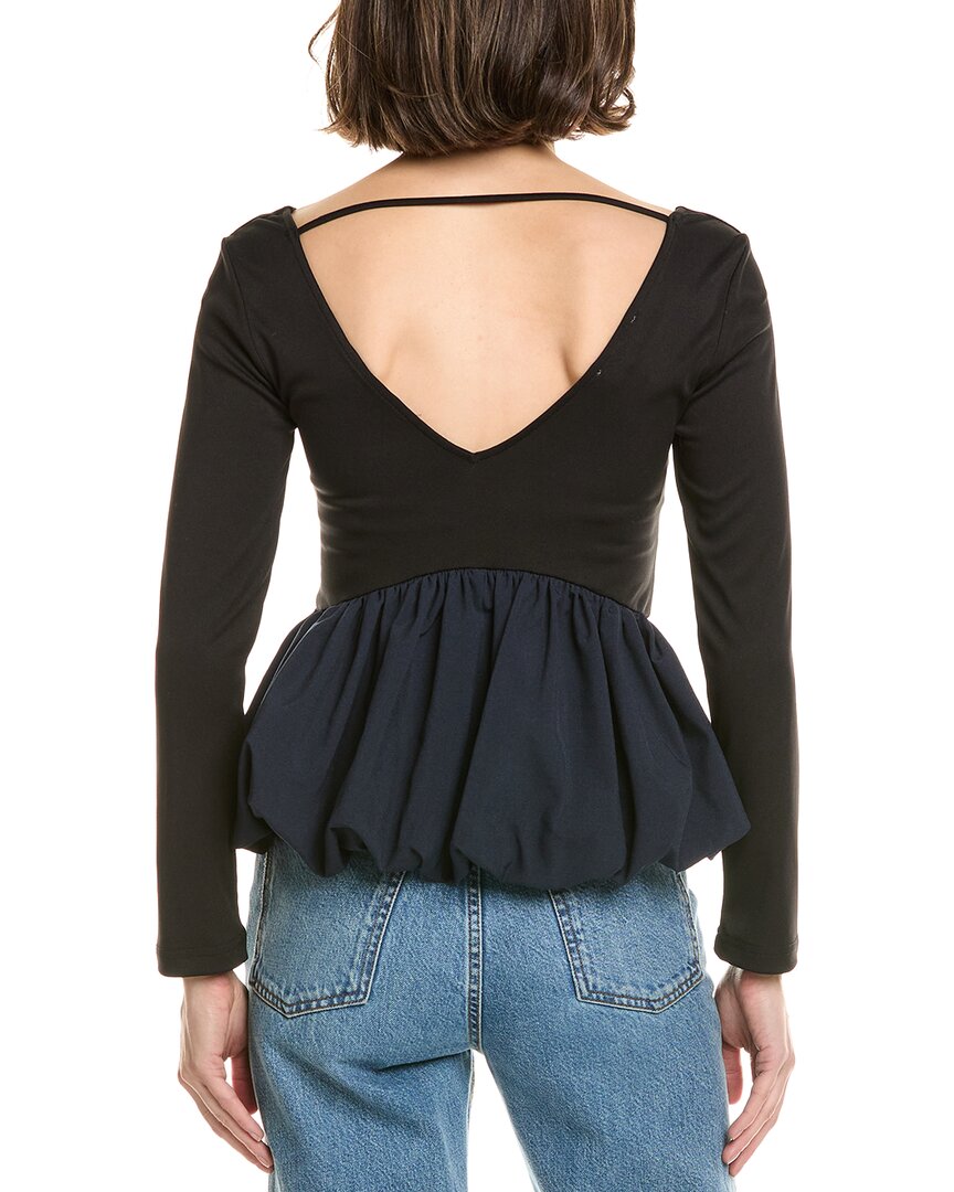 To My Lovers Bubble Hem Top