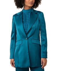 Trina Turk Park Avenue Jacket 2 Blue