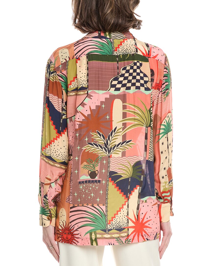 Farm Rio Mystic City Pajama Shirt