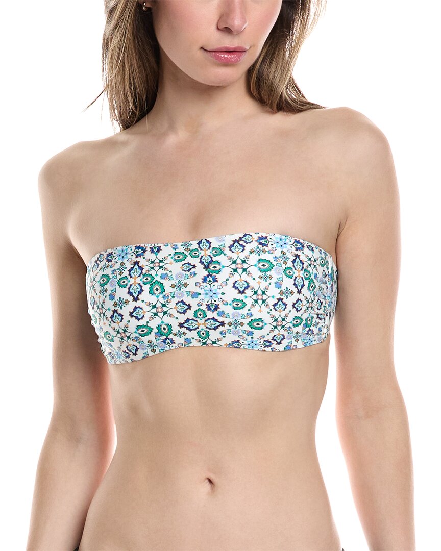 Monte & Lou Charmed Bandeau Top Green