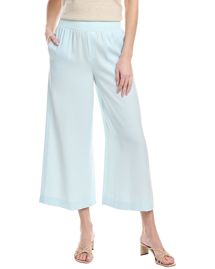 Theory Combo Crop Pullover Pant Blue