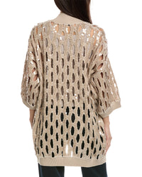 Brunello Cucinelli Linen & Silk-Blend Sweater