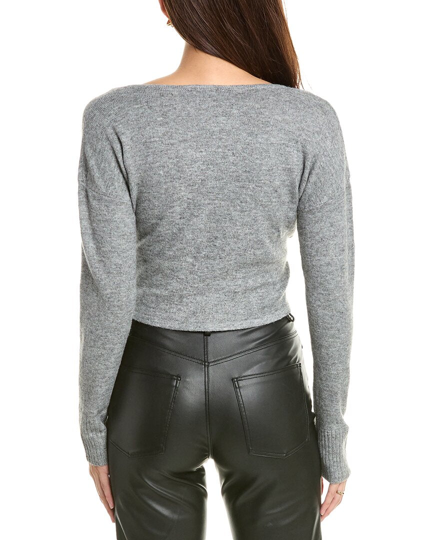 Harper Surplice Wool-Blend Sweater
