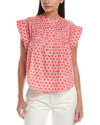 Ro’S Garden Nini Top Orange Regular 0 (XS)