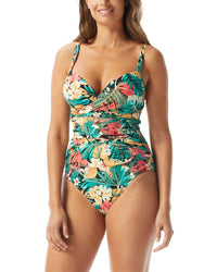 Coco Reef Enrapture Underwire One Piece Swimsuit Black Regular 4 (S)