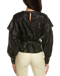 Iro Tilok Leather Top