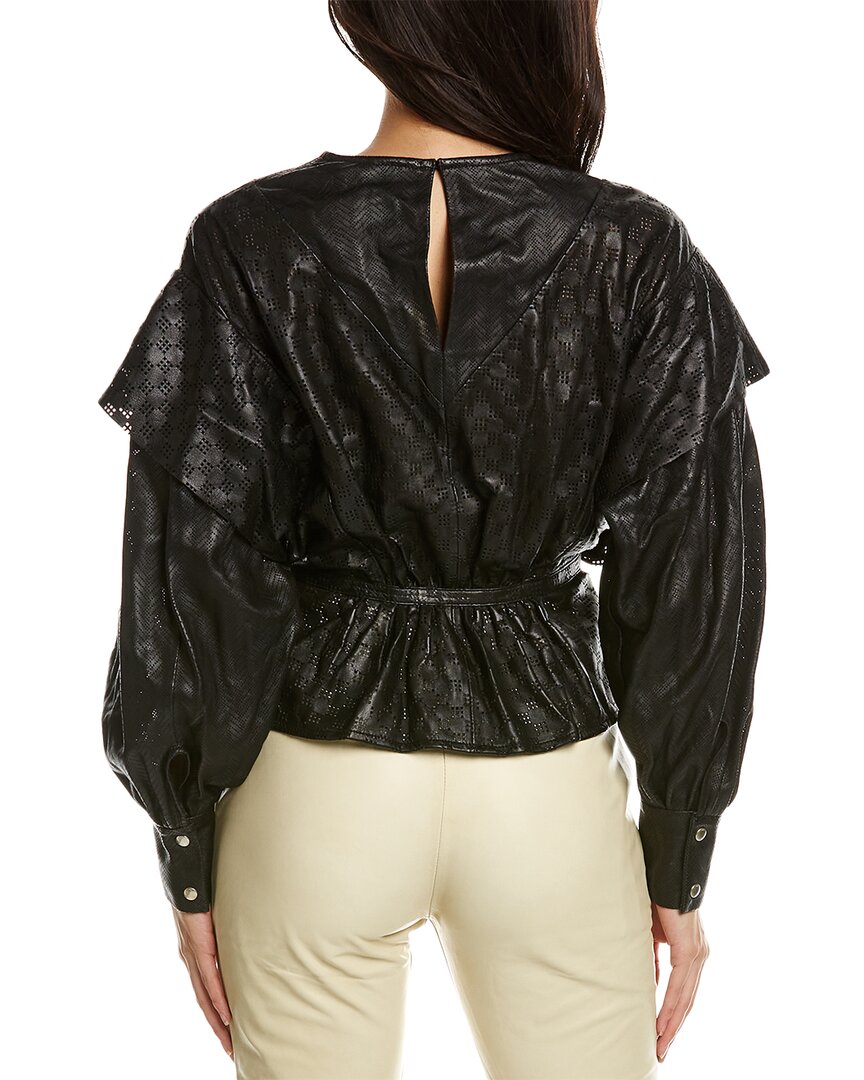 Iro Tilok Leather Top