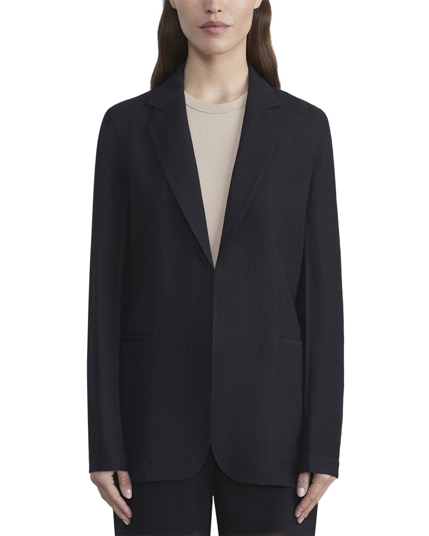 Lafayette 148 New York Inside Out Seam Linen-Blend Blazer