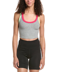 Katiejnyc Livi Ribbed Crop Tank Grey Multi