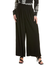 Gracia High-Waist Wide Leg Pant Black