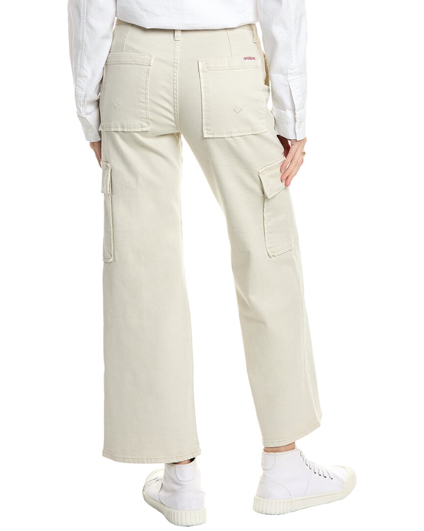 Hudson Jeans Rosalie Cement High-Rise Wide Leg Cargo Jean