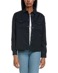 Erin Snow Sahara Wool Shirt Jacket Regular 8 (M) Blue