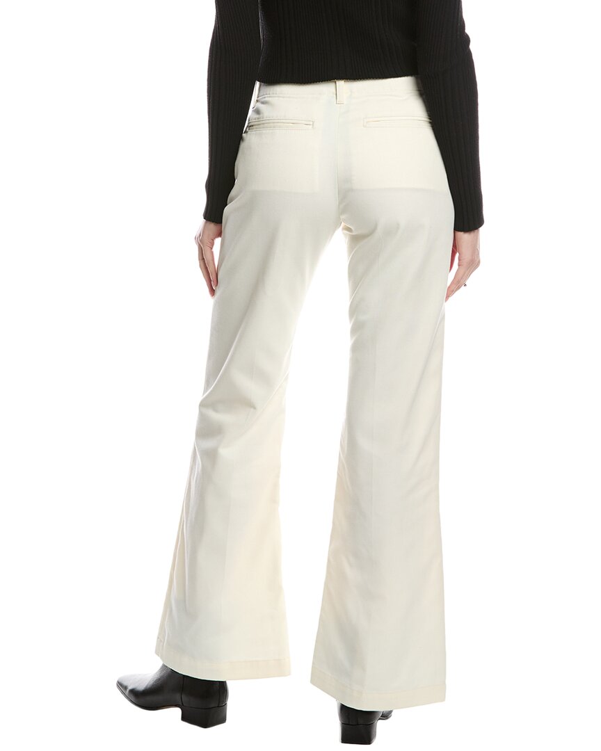 Re/Done Mid-Rise Flared Trouser Ivory Jean