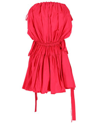 Alexander Mcqueen Bow Mini Dress