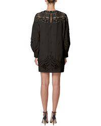 Carolina Herrera Puff Sleeve Mini Dress