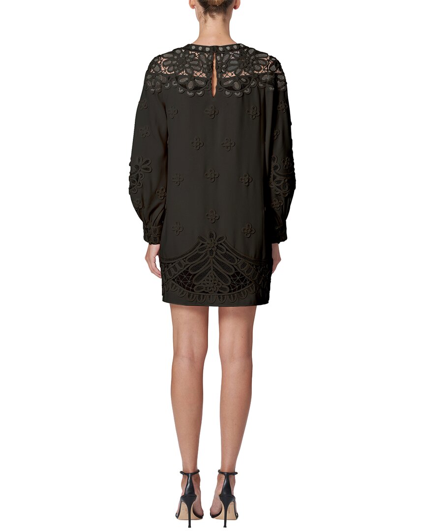 Carolina Herrera Puff Sleeve Mini Dress