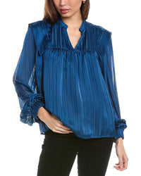 Crosby By Mollie Burch Gaines Top Blue