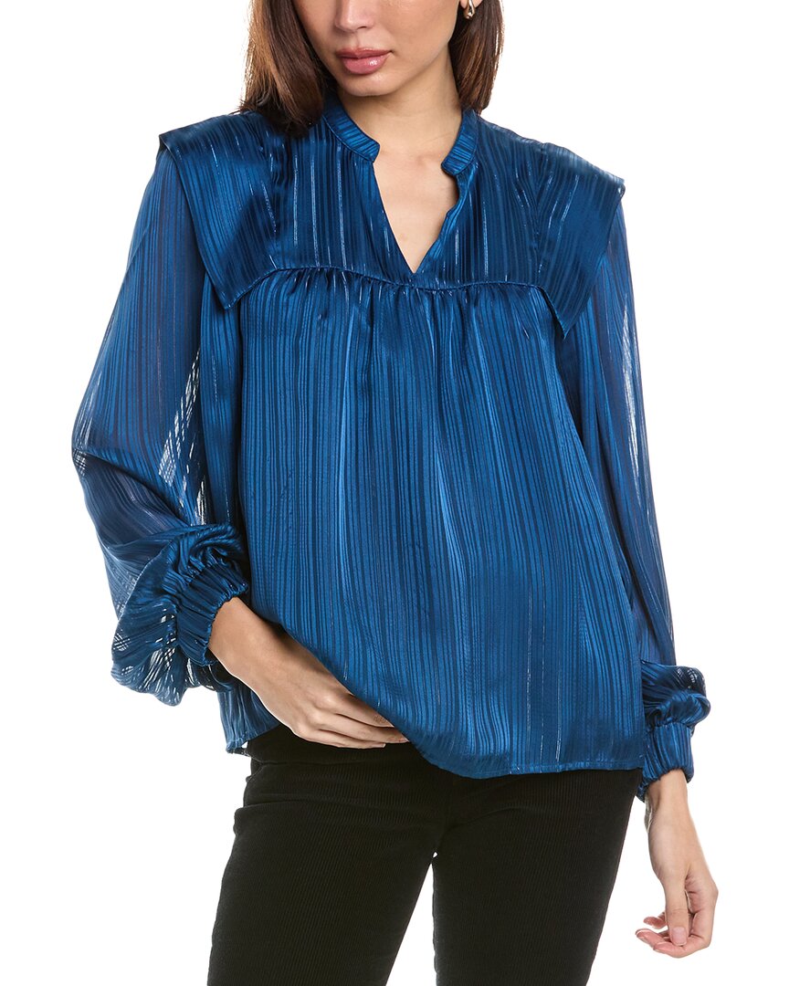 Crosby By Mollie Burch Gaines Top Blue