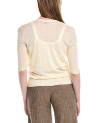 Lafayette 148 New York Wrap Silk Pullover