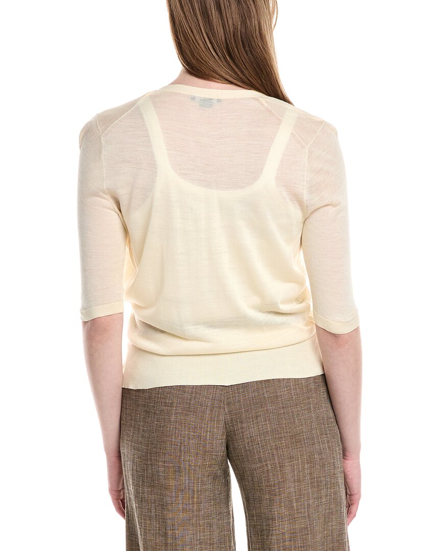 Lafayette 148 New York Wrap Silk Pullover