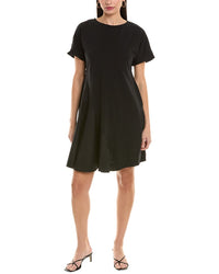 Alpha Studio Flare Panel A-Line Dress Black