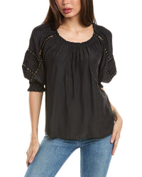 Ramy Brook Munroe Top Black Regular 00 (XXS)