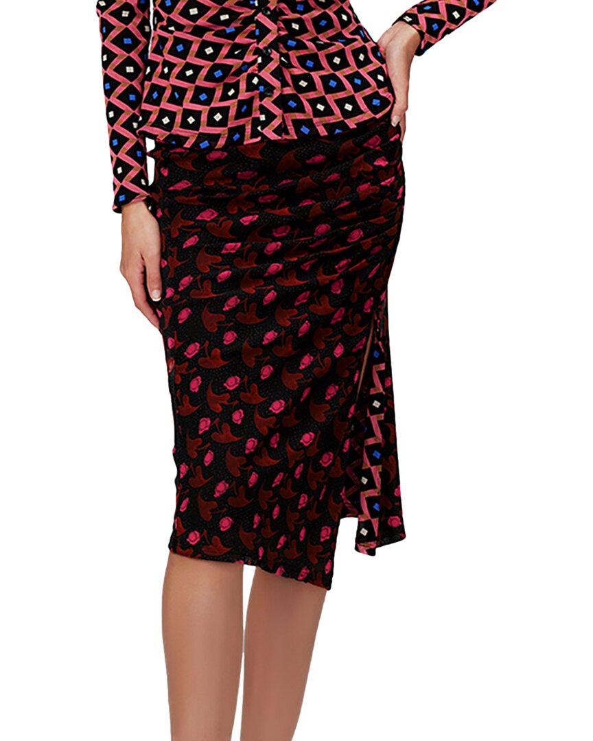 Diane Von Furstenberg Dariella Reversible Skirt Black Regular 00 (XXS)