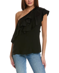 3.1 Phillip Lim One-Shoulder Top Black
