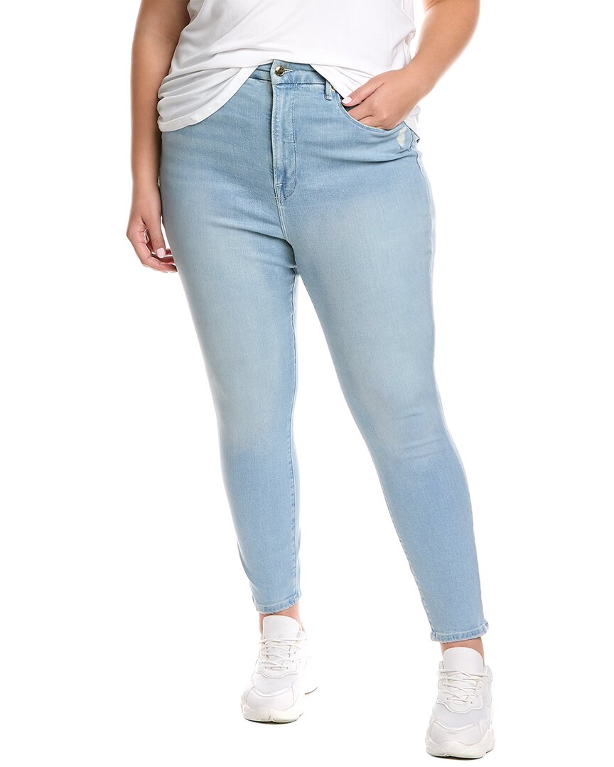 Good American Good Waist Blue Crop Jean Blue