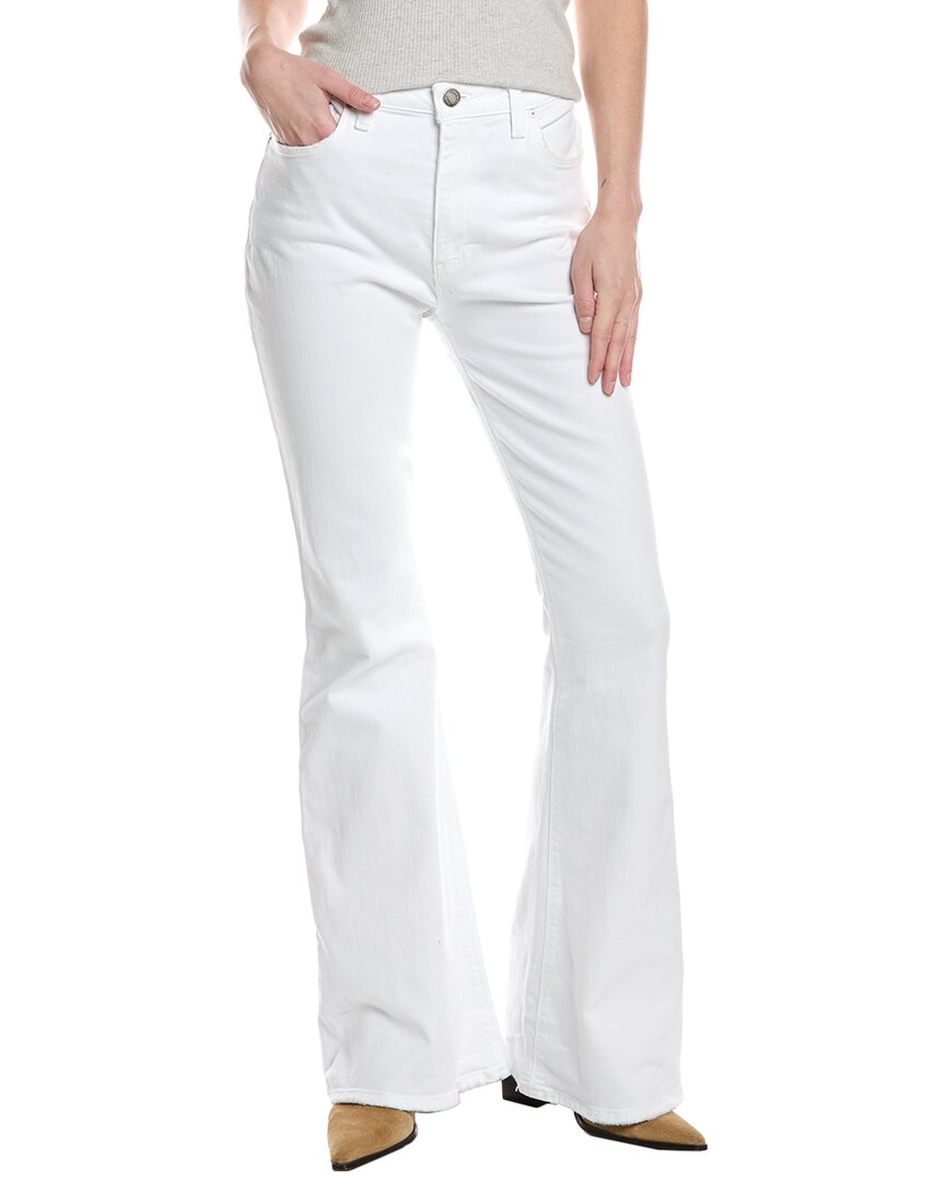 Hudson Jeans Holly White Horse High-Rise Flare Jean White 23" Waist