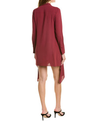 Bcbgmaxazria Cape Sleeve Mini Dress