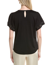 Anne Klein Keyhole Blouse