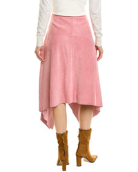 Ferragamo Suede Maxi Skirt